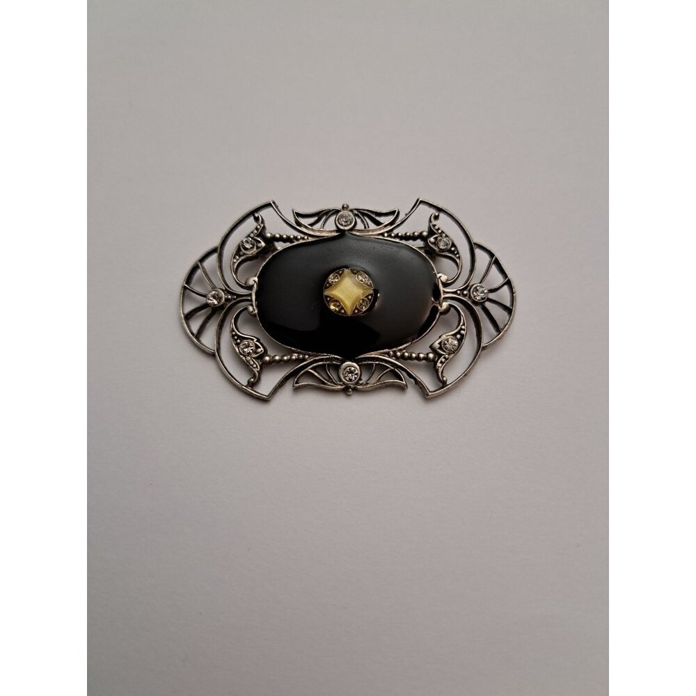 Vintage Catherine Popesco France Silver Brooch